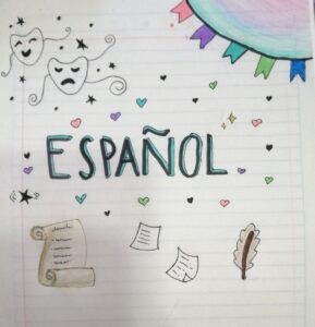 Portadas de español: fácil, con dibujo…. | GrupoFundemos©