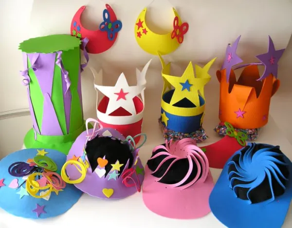 hormigón lento De trato fácil Sombreros locos: niñas, niños, fáciles,gratis,baratos…